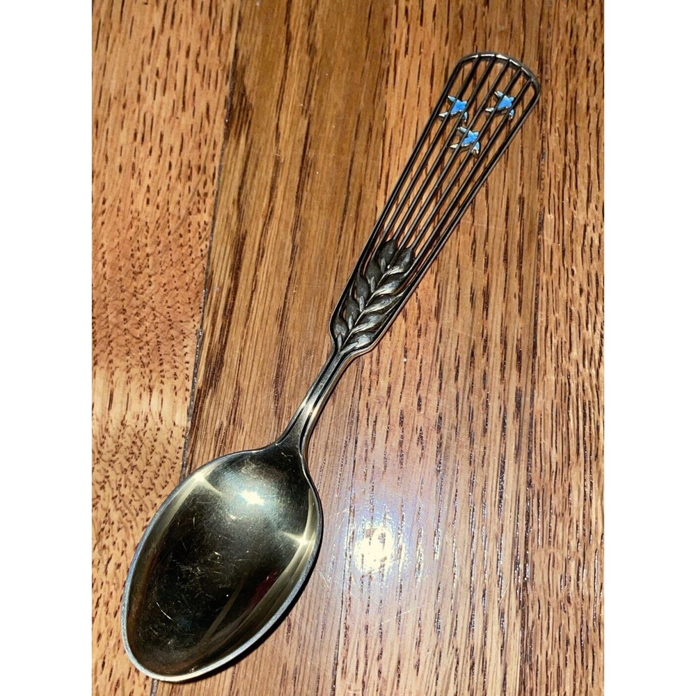 RARE A. Michelsen 1937 Danish Gilded Christmas Spoon Julen